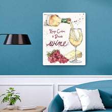 Charger l'image dans la galerie, Verre à vin - diamant rond complet - 30x40cm