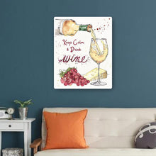 Charger l'image dans la galerie, Verre à vin - diamant rond complet - 30x40cm