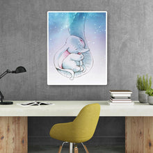 Charger l'image dans la galerie, Éléphant endormi - diamant rond complet - 30x40cm