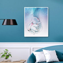 Charger l'image dans la galerie, Éléphant endormi - diamant rond complet - 30x40cm