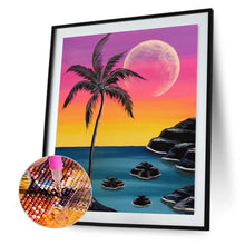 Charger l'image dans la galerie, Île de mer - diamant rond complet - 30x40cm