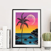 Charger l'image dans la galerie, Île de mer - diamant rond complet - 30x40cm