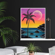 Charger l'image dans la galerie, Île de mer - diamant rond complet - 30x40cm