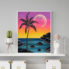 Charger l'image dans la galerie, Île de mer - diamant rond complet - 30x40cm