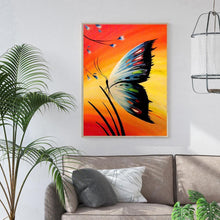 Charger l'image dans la galerie, Papillon - diamant rond complet - 30x40cm