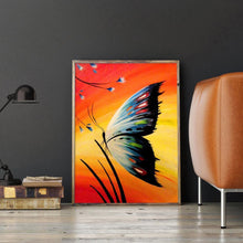 Charger l'image dans la galerie, Papillon - diamant rond complet - 30x40cm