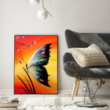 Charger l'image dans la galerie, Papillon - diamant rond complet - 30x40cm