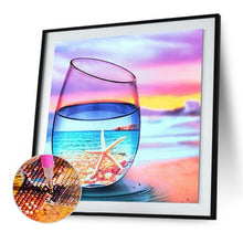 Charger l'image dans la galerie, Coupe - diamant rond complet - 25x25cm