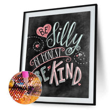 Charger l'image dans la galerie, Lettre - diamant rond complet - 30x40cm