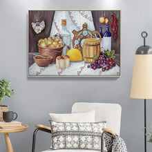 Charger l'image dans la galerie, Lettre - diamant rond complet - 40x30cm