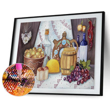 Charger l'image dans la galerie, Lettre - diamant rond complet - 40x30cm