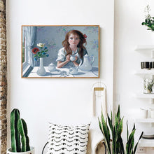 Charger l'image dans la galerie, Figure - diamant rond complet - 40x30cm