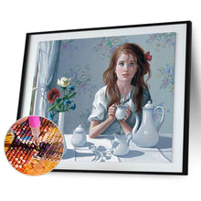 Charger l'image dans la galerie, Figure - diamant rond complet - 40x30cm