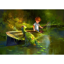 Charger l'image dans la galerie, Figure - diamant rond complet - 40x30cm