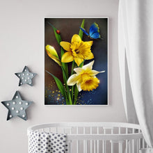 Charger l'image dans la galerie, Fleurs de fleur - diamant rond complet - 30x40cm