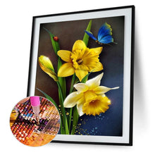Charger l'image dans la galerie, Fleurs de fleur - diamant rond complet - 30x40cm