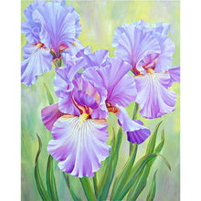 Charger l'image dans la galerie, Fleurs de fleur - diamant rond complet - 30x40cm