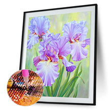 Charger l'image dans la galerie, Fleurs de fleur - diamant rond complet - 30x40cm