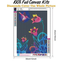 Charger l'image dans la galerie, Fleurs de fleur - diamant rond complet - 30x40cm