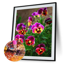 Charger l'image dans la galerie, Fleurs de fleur - diamant rond complet - 30x40cm