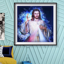 Charger l'image dans la galerie, Homme - diamant rond complet - 40x40cm