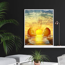 Charger l'image dans la galerie, Lumière brisée - diamant rond complet - 30x40cm