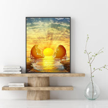 Charger l'image dans la galerie, Lumière brisée - diamant rond complet - 30x40cm