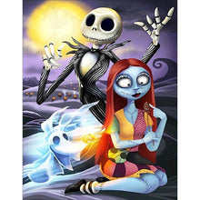 Charger l'image dans la galerie, Cauchemar avant Noël - diamant rond complet - 40x50cm