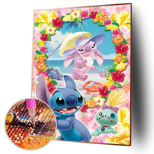 Charger l'image dans la galerie, Famille de chien de dessin animé - diamant rond complet - 40x50cm