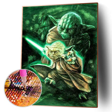 Charger l'image dans la galerie, Rôle de film yoda - diamant rond complet - 40x50cm