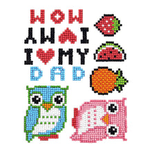 Charger l'image dans la galerie, 6pcs-Owl-Diamond Painting Autocollants