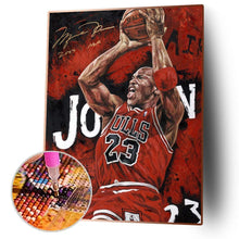 Charger l'image dans la galerie, Joueur de basket-ball - diamant rond complet - 30x40cm