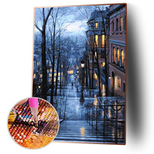 Charger l'image dans la galerie, Rue - diamant rond complet - 30x40cm