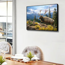 Charger l'image dans la galerie, Cerf animal - diamant rond complet - 40x30cm