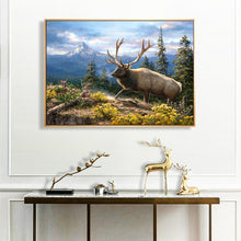 Charger l'image dans la galerie, Cerf animal - diamant rond complet - 40x30cm