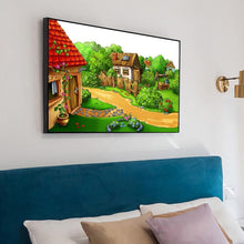 Charger l'image dans la galerie, Chalet de campagne - diamant rond complet - 40x30cm