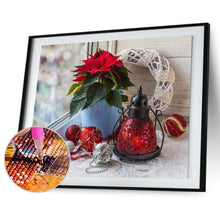 Charger l'image dans la galerie, Fleurs de fenêtre - diamant rond complet - 40x30cm