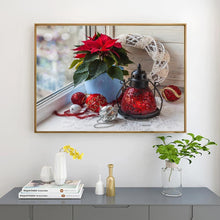 Charger l'image dans la galerie, Fleurs de fenêtre - diamant rond complet - 40x30cm