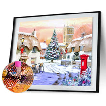 Charger l'image dans la galerie, Paysage de neige - diamant rond complet - 40x30cm