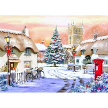 Charger l'image dans la galerie, Paysage de neige - diamant rond complet - 40x30cm