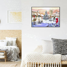 Charger l'image dans la galerie, Paysage de neige - diamant rond complet - 40x30cm