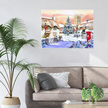Charger l'image dans la galerie, Paysage de neige - diamant rond complet - 40x30cm