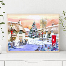 Charger l'image dans la galerie, Paysage de neige - diamant rond complet - 40x30cm