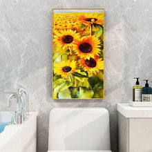 Charger l'image dans la galerie, Tournesols - diamant rond complet - 45x85cm