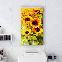 Charger l'image dans la galerie, Tournesols - diamant rond complet - 45x85cm