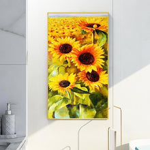 Charger l'image dans la galerie, Tournesols - diamant rond complet - 45x85cm