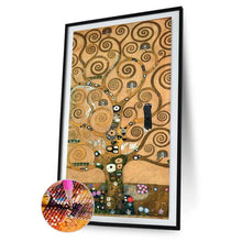 Charger l'image dans la galerie, Arbre - diamant rond complet - 45x85cm