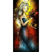 Charger l'image dans la galerie, Fille - diamant rond complet - 45x85cm