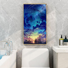 Charger l'image dans la galerie, Ciel - diamant rond complet - 45x85cm