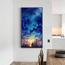 Charger l'image dans la galerie, Ciel - diamant rond complet - 45x85cm